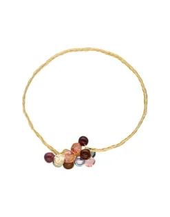 Pearl Chokers|Majorica Adjustable Choker Corfu With Pearls And Murano Glass