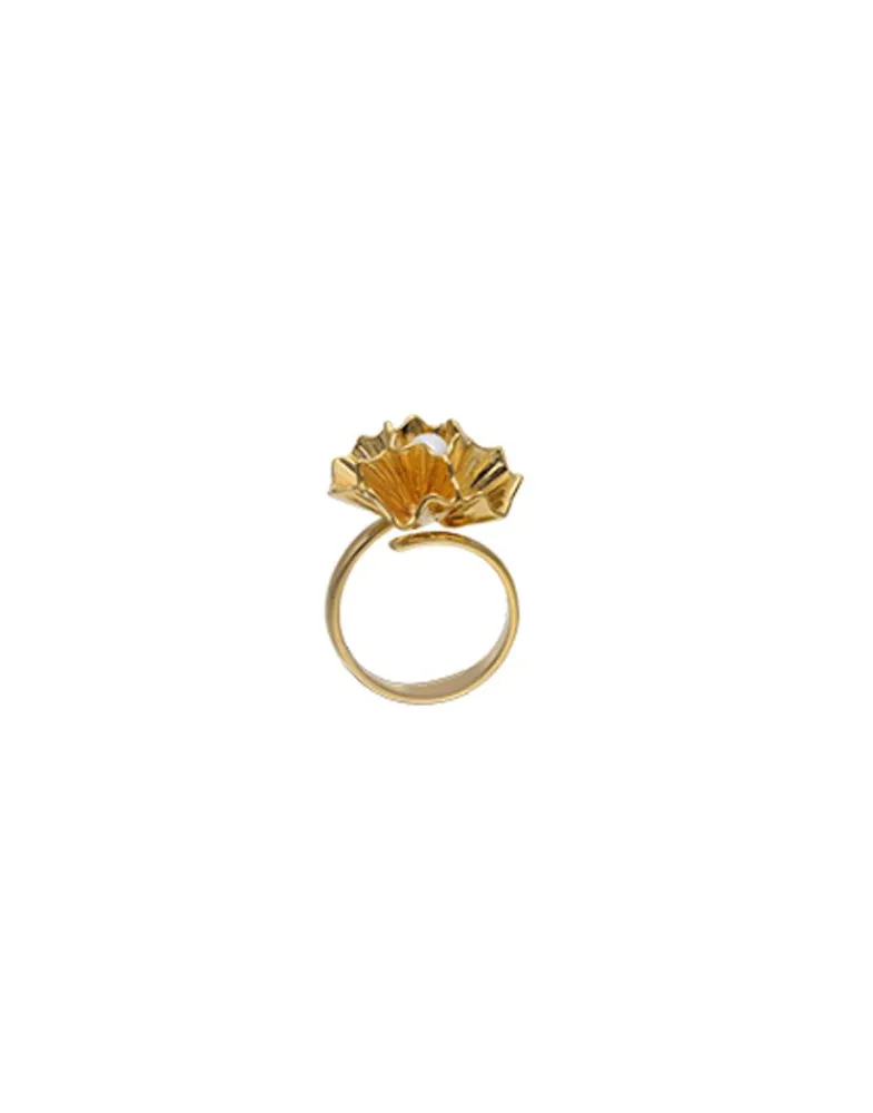 Large Pearl Rings|Majorica Adjustable Clavelina Ring With Round White Pearl