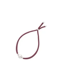 Elastic Bracelets|Majorica Adjustable Magenta Stretch Sifnos Bracelet With Pearl