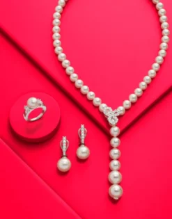 Wedding Necklaces|Majorica Adjustable Necklace Carina