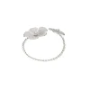 Bangle Bracelets|Majorica Adjustable Santorini Bianco Bridal Bracelet With Nacre Flowers And Pearls