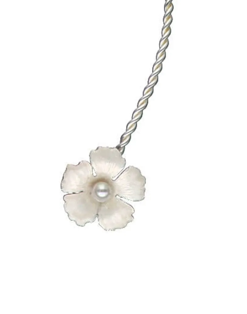 Pearl Chokers|Majorica Adjustable Silver Santorini Bianco Bridal Choker With Nacre Flowers