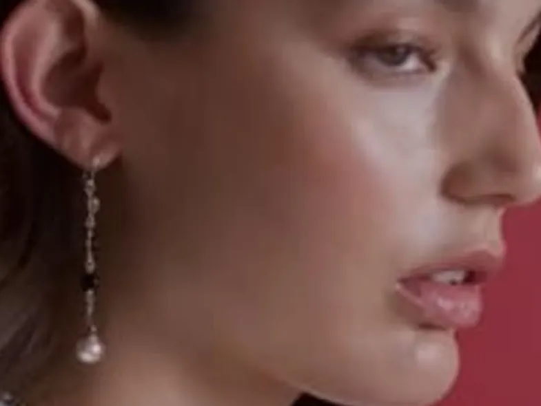 Pearl Drop Earrings|Majorica Algaida Long Fish Wire Earrings, Silver And Black