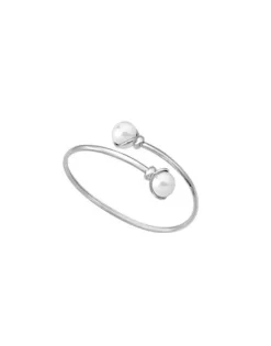 Bangle Bracelets|Majorica Bracelet Alina Slightly Round Pearl