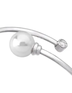 Bangle Bracelets|Majorica Bracelet Alina White Pearl