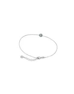 Chain Bracelets|Majorica Bracelet Cies Silver With Gray Pearl