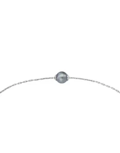 Chain Bracelets|Majorica Bracelet Cies Silver With Gray Pearl