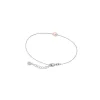 Chain Bracelets|Majorica Bracelet Cies Silver With Pink Pearl