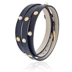 Golden Bracelets|Majorica Bracelet Duato Black