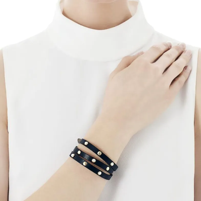 Golden Bracelets|Majorica Bracelet Duato Black