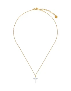 Gold Necklaces|Majorica Caelum Communion Necklace With Pearl Cross