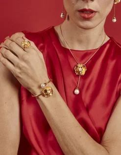 Bangle Bracelets|Majorica Clavelina Bangle Bracelet With Round White Pearls