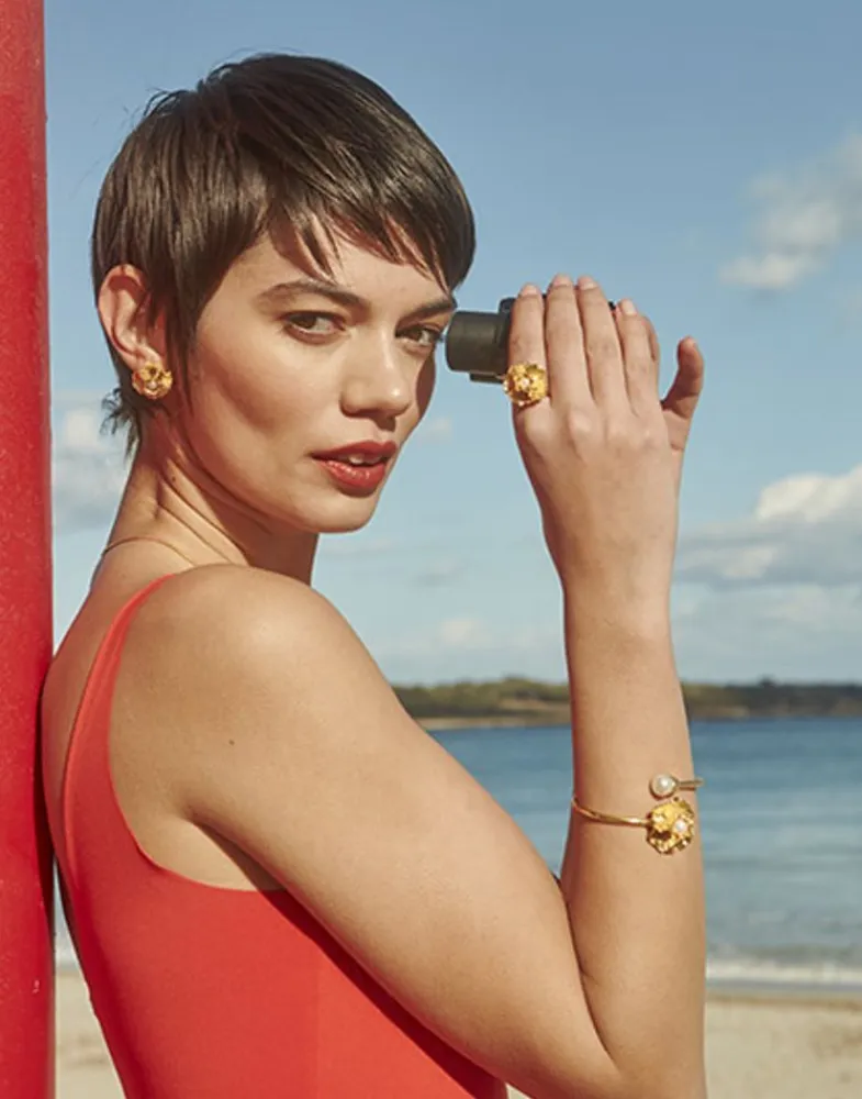 Bangle Bracelets|Majorica Clavelina Bangle Bracelet With Round White Pearls