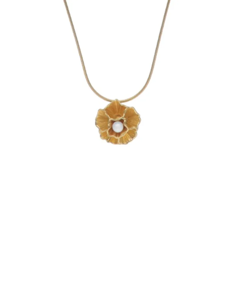 Pendants With Chain|Majorica Clavelina Pendant With Chain With Round White Pearl