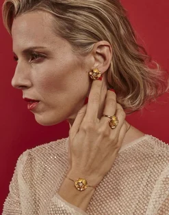 Short Earrings|Majorica Clavelina Short Earrings With A White Pearl