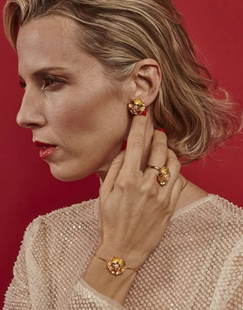 Short Earrings|Majorica Clavelina Short Earrings With A White Pearl