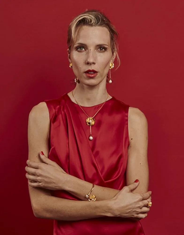Gold Necklaces|Majorica Clavelina White Pearl Chain Necklace