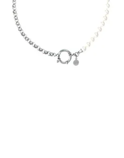 Long Pearl Necklaces|Majorica 70Cm Ibiza Necklace Combining Pearls And Steel