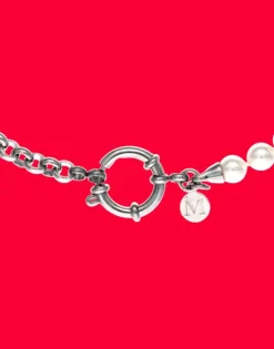Long Pearl Necklaces|Majorica 70Cm Ibiza Necklace Combining Pearls And Steel