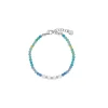 Silver Bracelets|Majorica Color Pop Sea Bracelet With Gradient Stones And White Pearls
