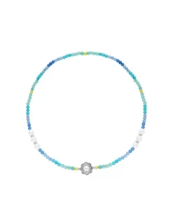 Necklaces With Stones|Majorica Color Pop Sea Necklace With Gradient Stones And White Pearls