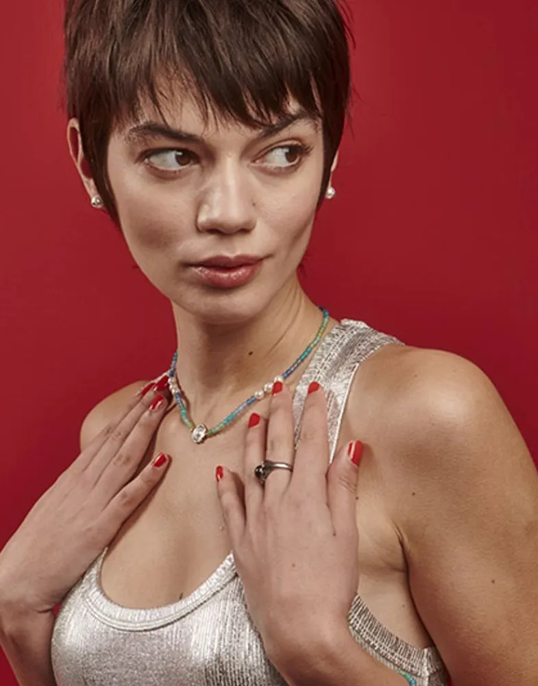 Necklaces With Stones|Majorica Color Pop Sea Necklace With Gradient Stones And White Pearls