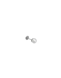 Piercings|Majorica Cos Collection Earring With 5Mm Round White Pearl