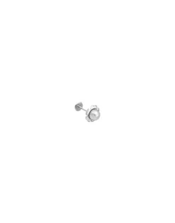 Piercings|Majorica Cos Collection Flower Earring With 4Mm Nuage Pearl
