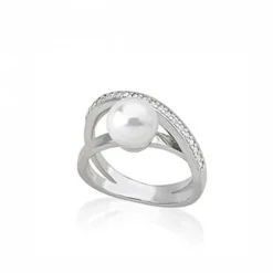 Medium-Sized Rings|Majorica Cross Ring Exquisite