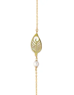 Chain Bracelets|Majorica Dafne Bracelet With Mother-Of-Pearl Leaf