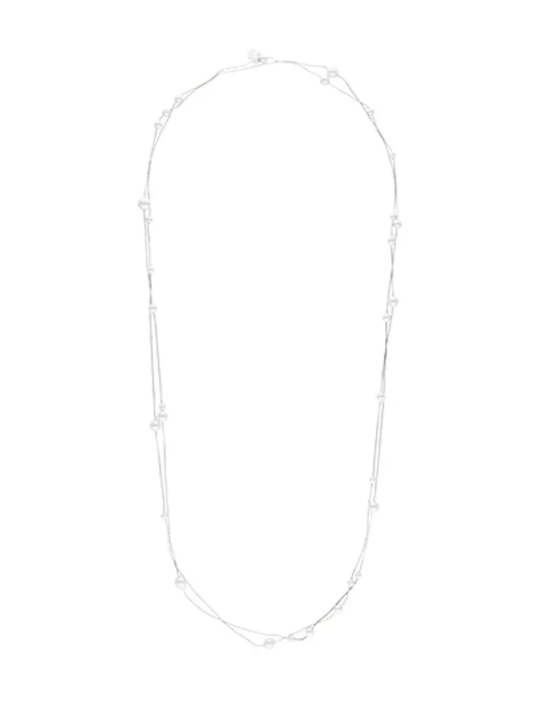 Long Pearl Necklaces|Majorica Dangle Necklace Strung With Round Pearls 160Cm