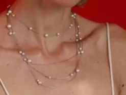 Long Pearl Necklaces|Majorica Dangle Necklace Strung With Round Pearls 160Cm