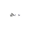 Pearl Stud Earrings|Majorica Earrings Cies Silver With 4Mm Nuage Pearl
