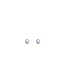 Pearl Stud Earrings|Majorica Earrings Cies Silver With 4Mm Nuage Pearl