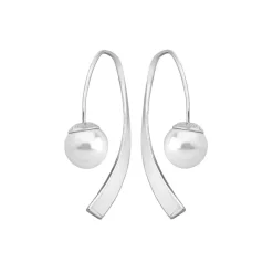 Pearl Drop Earrings|Majorica Earrings Clave Al Sol