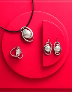 Pearl Drop Earrings|Majorica Earrings Corcega