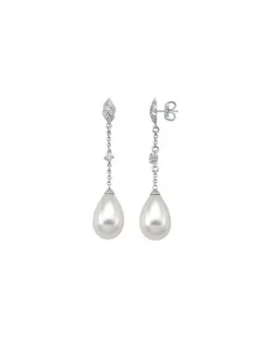 Pearl Drop Earrings|Majorica Earrings Exquisite