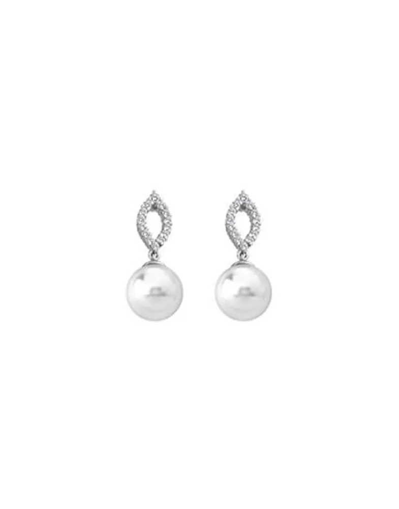 Pearl Drop Earrings|Majorica Earrings Luna