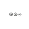 Pearl Stud Earrings|Majorica Earrings Lyra Silver With 10Mm Nuage Pearl