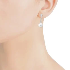 Pearl Drop Earrings|Majorica Earrings Meissa