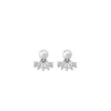Short Earrings|Majorica Earrings Mood Silver With 6Mm White Pearl And Zircons