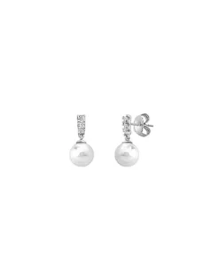 Pearl Drop Earrings|Majorica Earrings Nihal