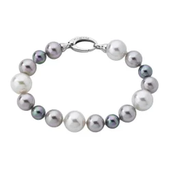 Silver Bracelets|Majorica Estela Multicolour Pearl Bracelet
