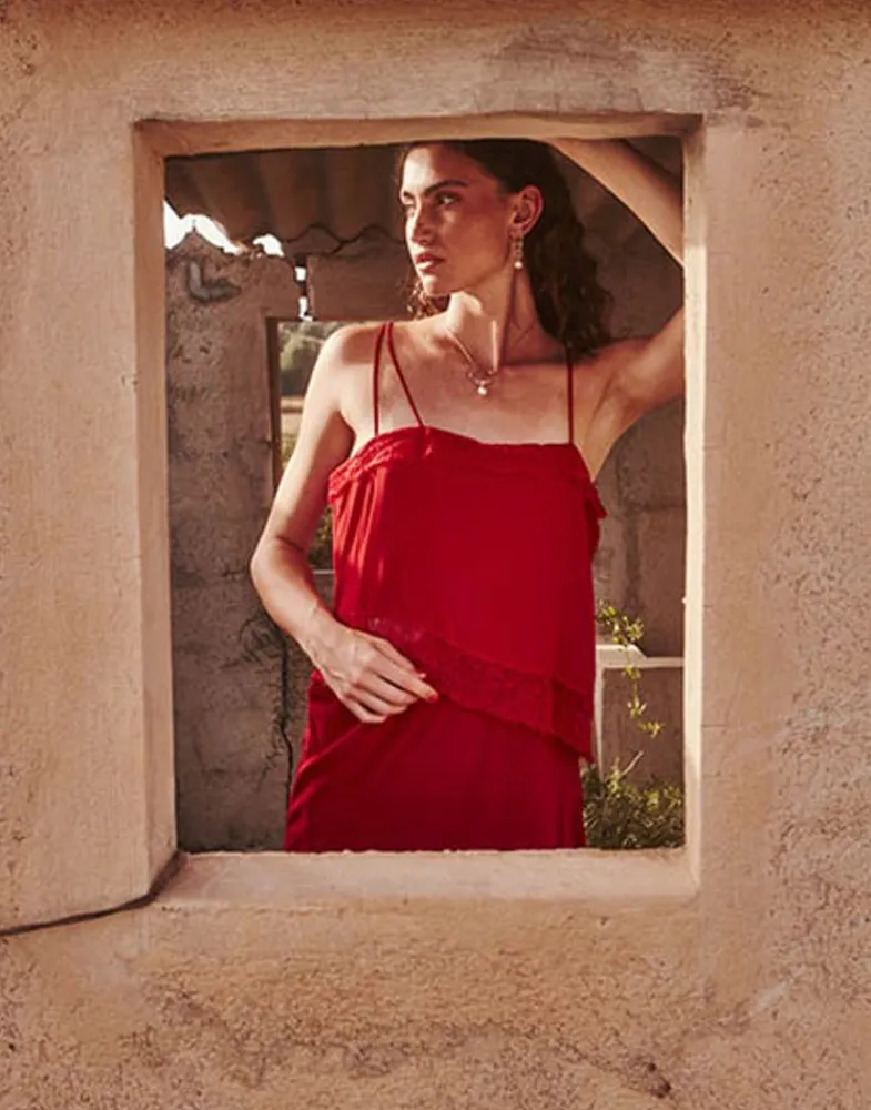 Pendants With Chain|Majorica Golden Necklace With Ayla Pendant In High-Resistance Glass