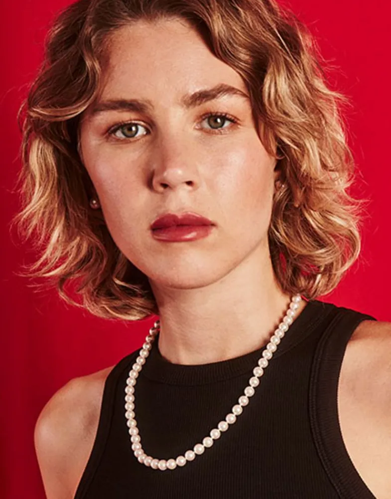 Long Pearl Necklaces|Majorica Golden-Plated Silver Necklace Lyra 10Mm 50Cm