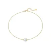 Pendants With Chain|Majorica Golden Silver Large Pendant Nuada 12Mm