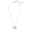 Pendants With Chain|Majorica Golden Silver Margot Necklace With An Embedded Round Pearl