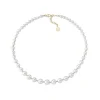 Long Pearl Necklaces|Majorica Golden Silver Necklace Lyra 6/10Mm 43Cm