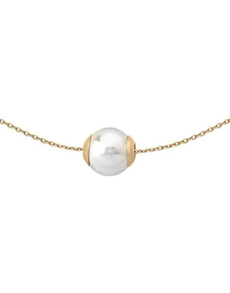 Pendants With Chain|Majorica Golden Silver Pendant Nuada 14Mm