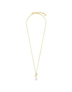 Pendants With Chain|Majorica Golden Silver Pendant Selene